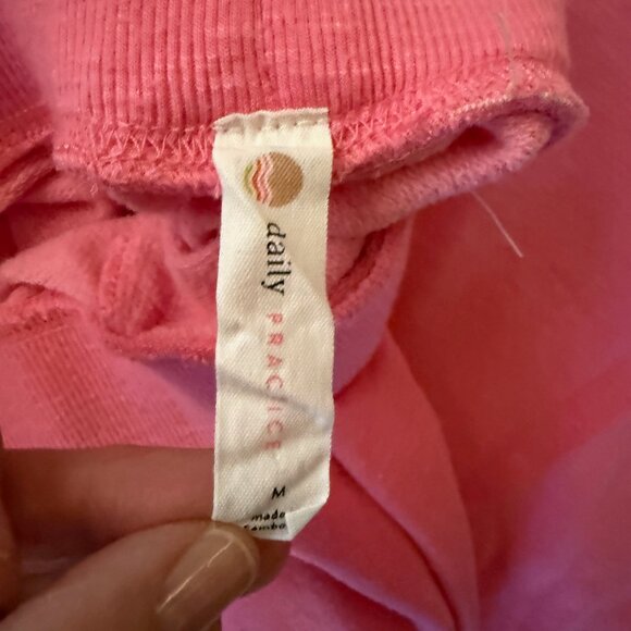 Anthropologie Daily Practice Wide leg lounge pants, sz. M, pink rose - Picture 3 of 3